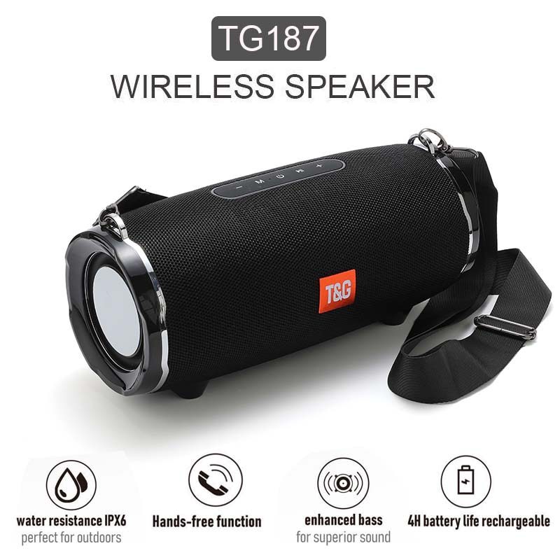 Powerful Portable Bluetooth Speakers With FM RadioTF Card AUX USB For ...